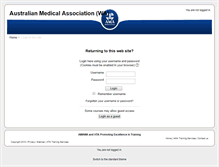 Tablet Screenshot of onlinelearning.amawa.com.au